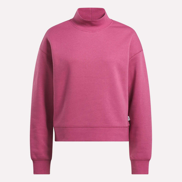Reebok Classics Women's Small Vector Mockneck Sweatshirt