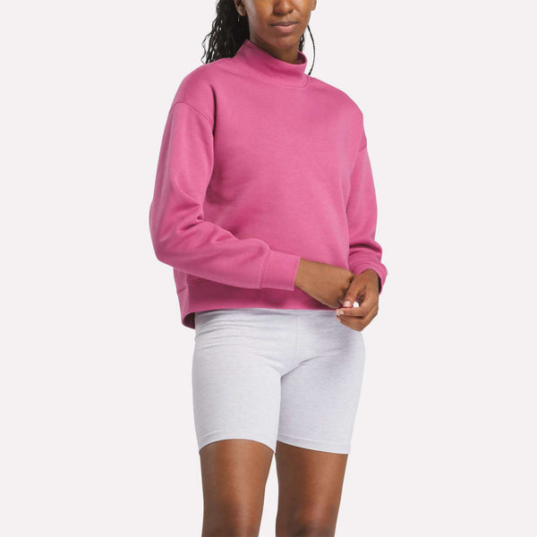 reebok classics Women's Small Vector Mockneck Sweatshirt