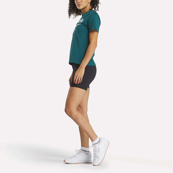 Reebok Classics Women's Two-Color Logo Crew Short Sleeve Tee