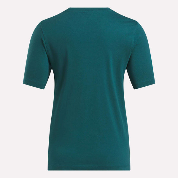 Reebok Classics Women's Two-Color Logo Crew Short Sleeve Tee