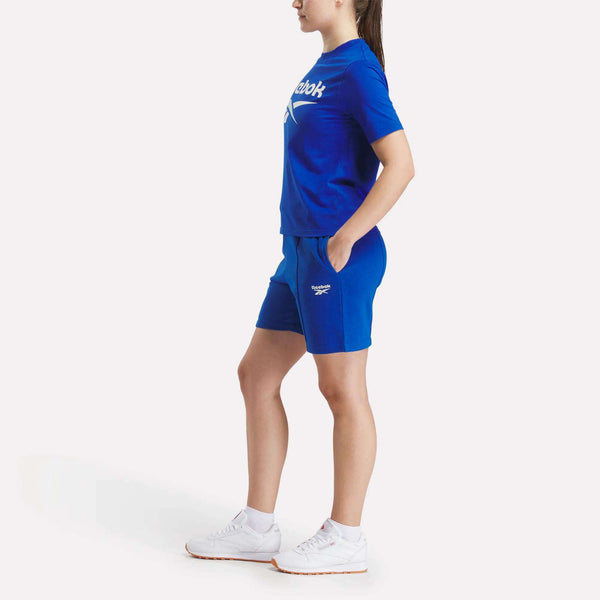 Reebok Classics Women's Two-Color Logo Crew Short Sleeve Tee
