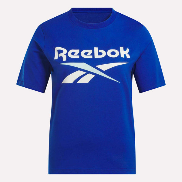 Reebok Classics Women's Two-Color Logo Crew Short Sleeve Tee