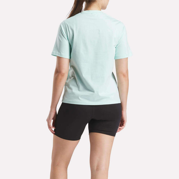 Reebok Classics Women's Two-Color Logo Crew Short Sleeve Tee