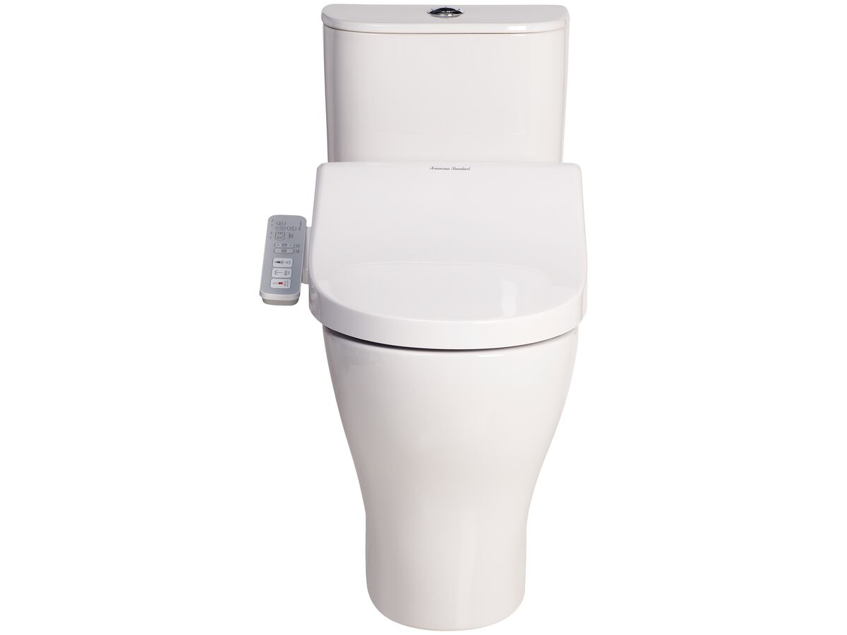 Reece American Standard Cygnet Round Overheight Close Coupled Back To Wall Back Inlet Toilet Suite With SpaLet E-Bidet Seat (4 Star)