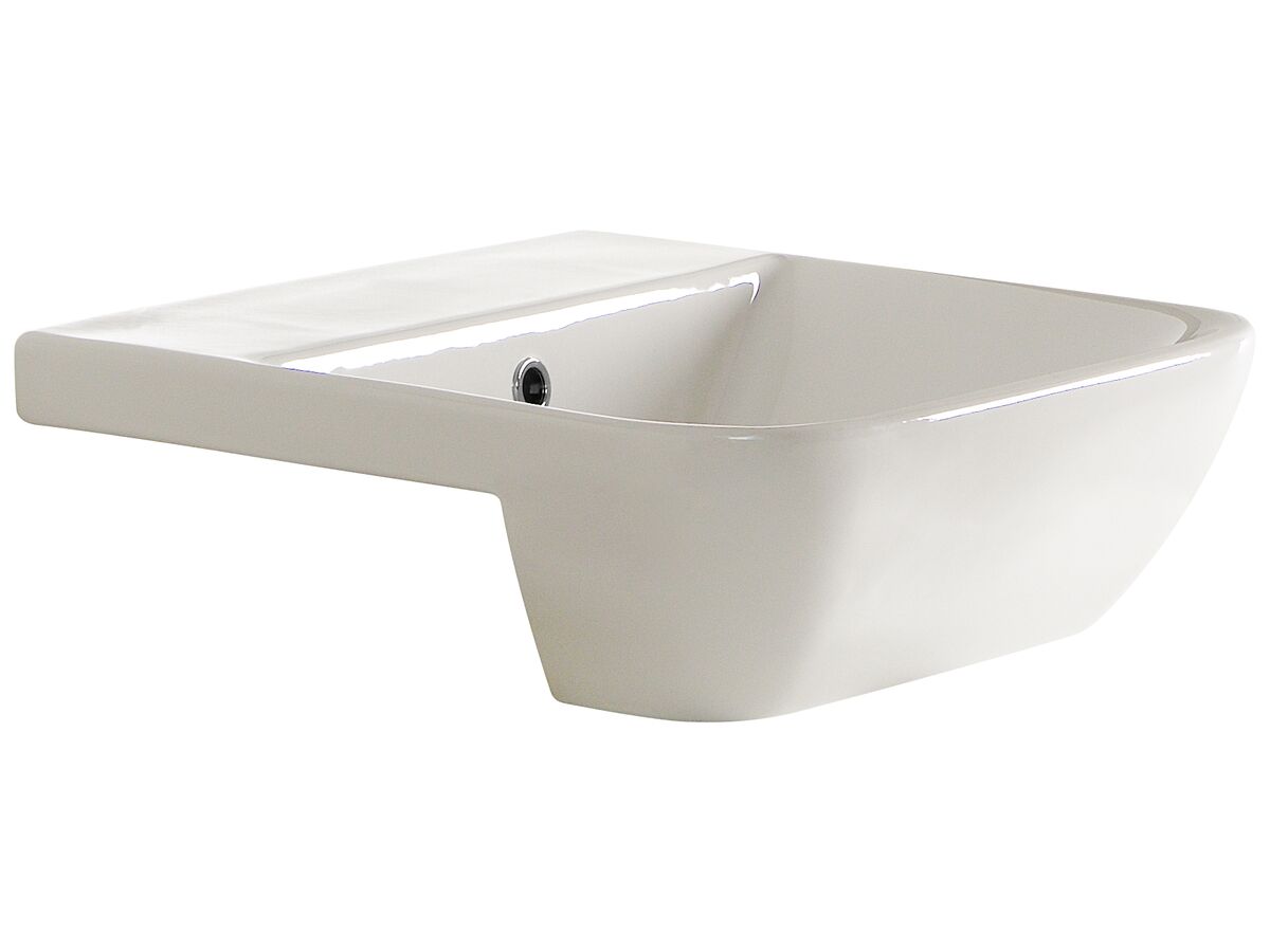 reece American Standard Cygnet Semi Recessed Basin No Taphole 500mm White