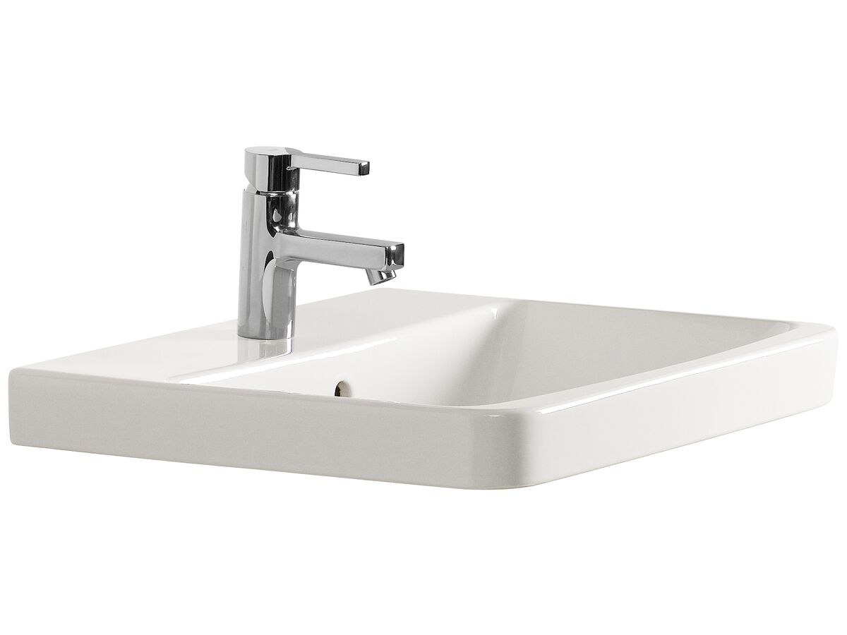 Reece American Standard Heron Semi Inset Basin 1 Taphole White