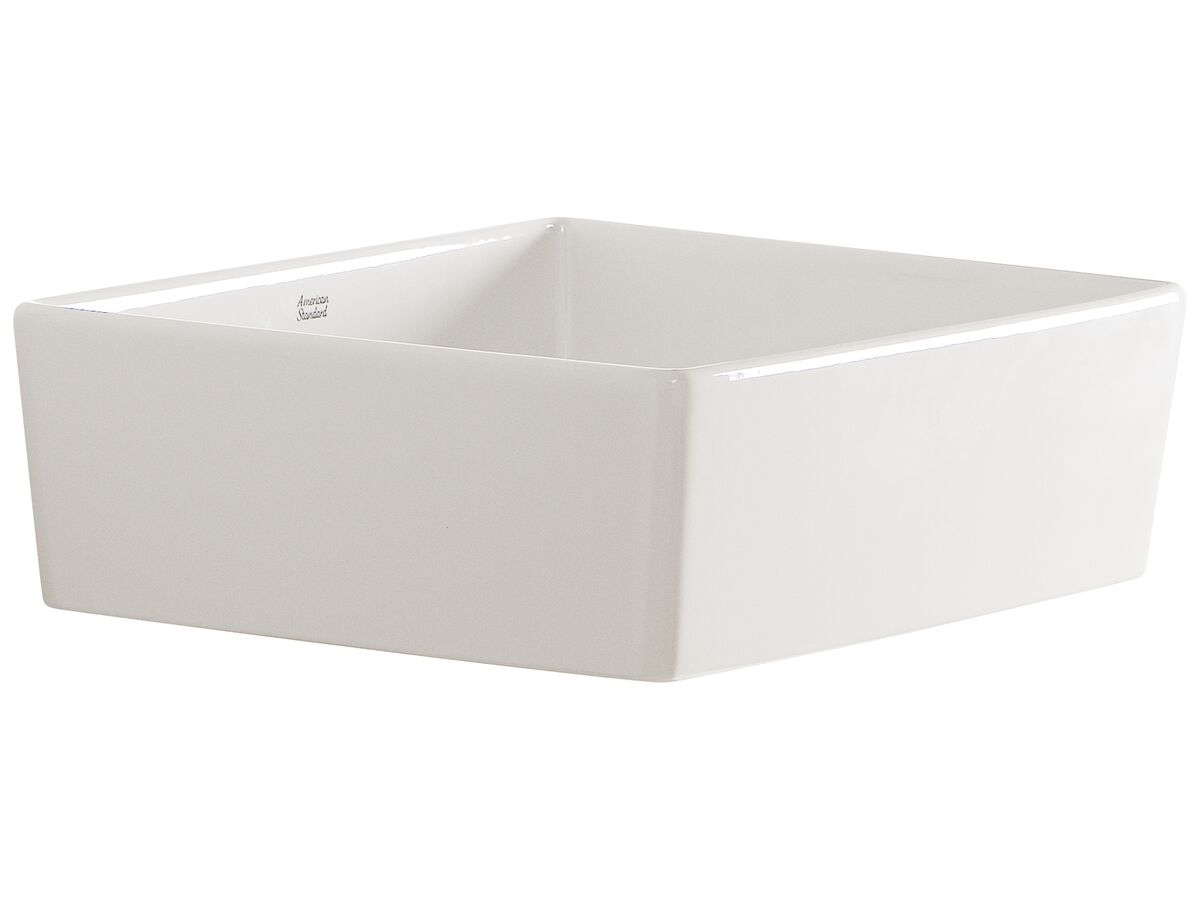 Reece American Standard Heron Square Vessel Basin No Taphole White