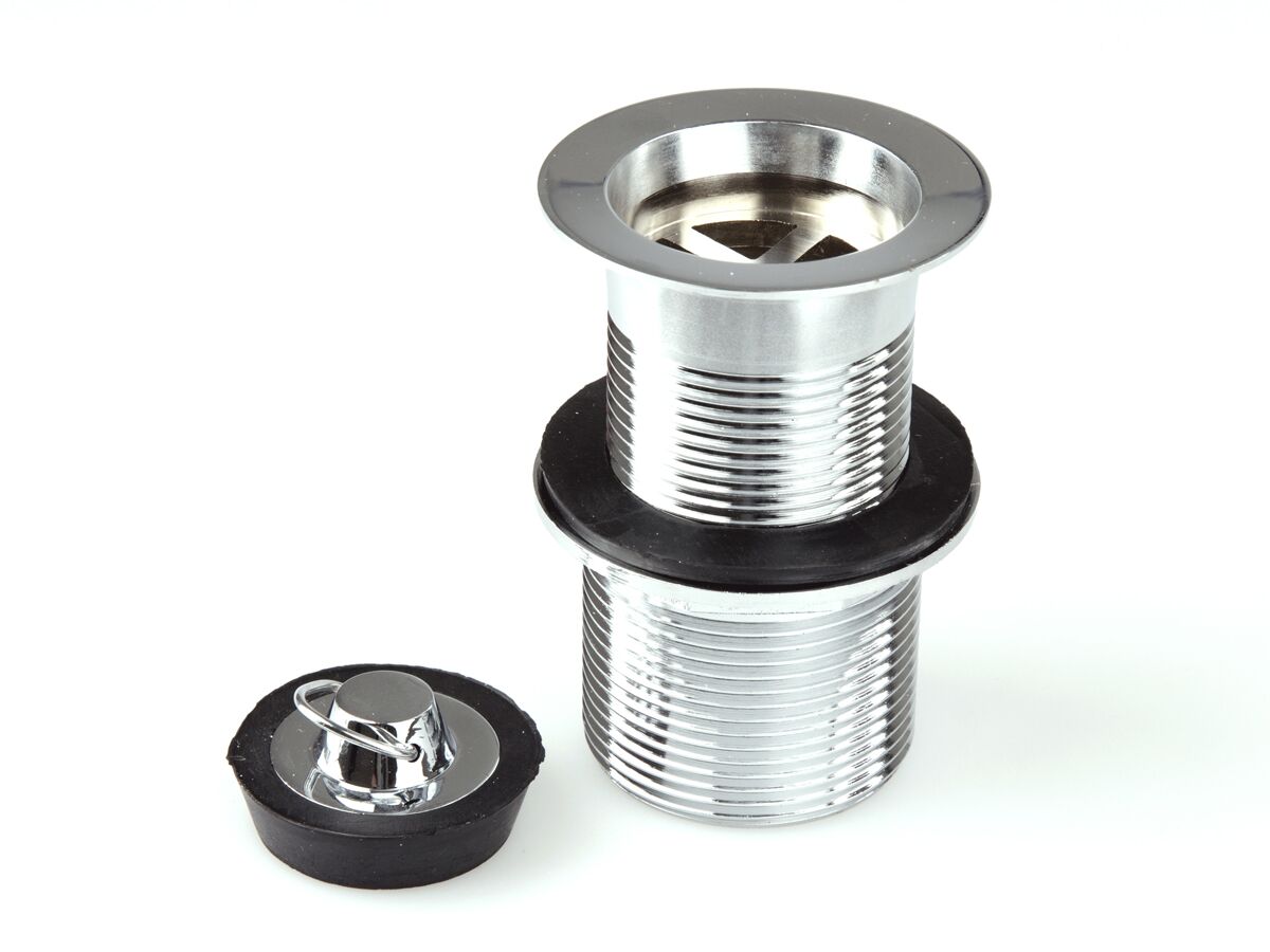 reece Base 32mm/40mm x 80mm Plug & Waste No Overflow Chrome