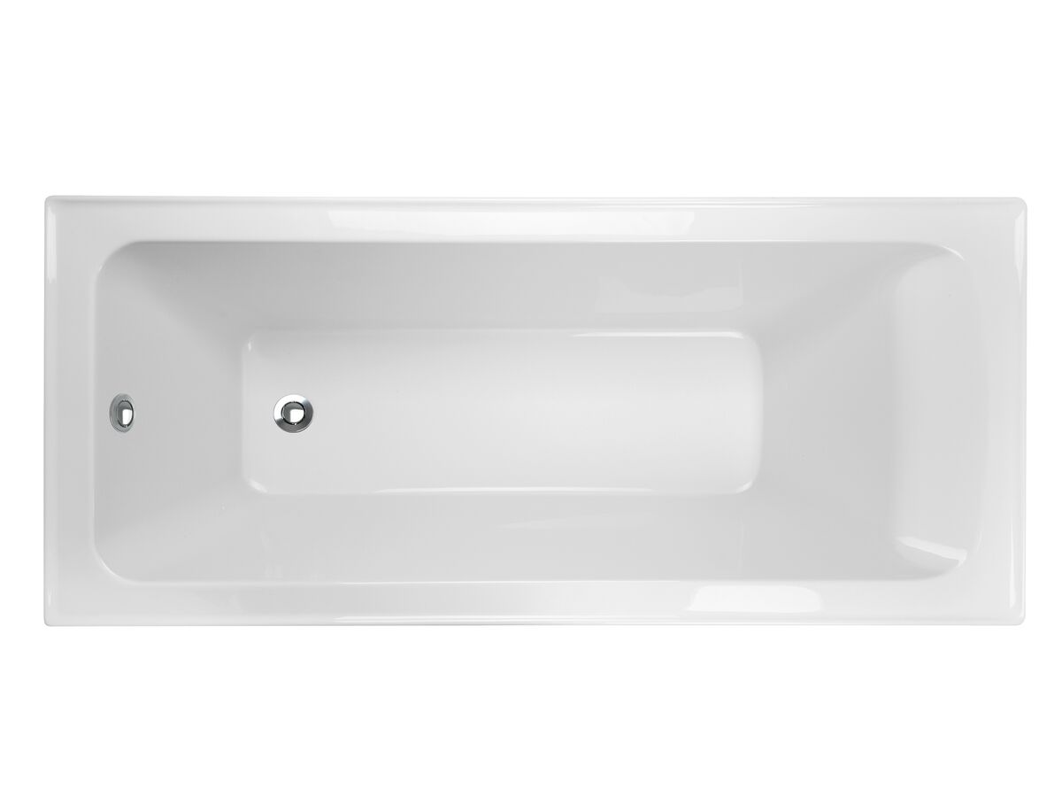 reece Base Acrylic Inset Bath 1650 x 715 x 380mm with Overflow Chrome