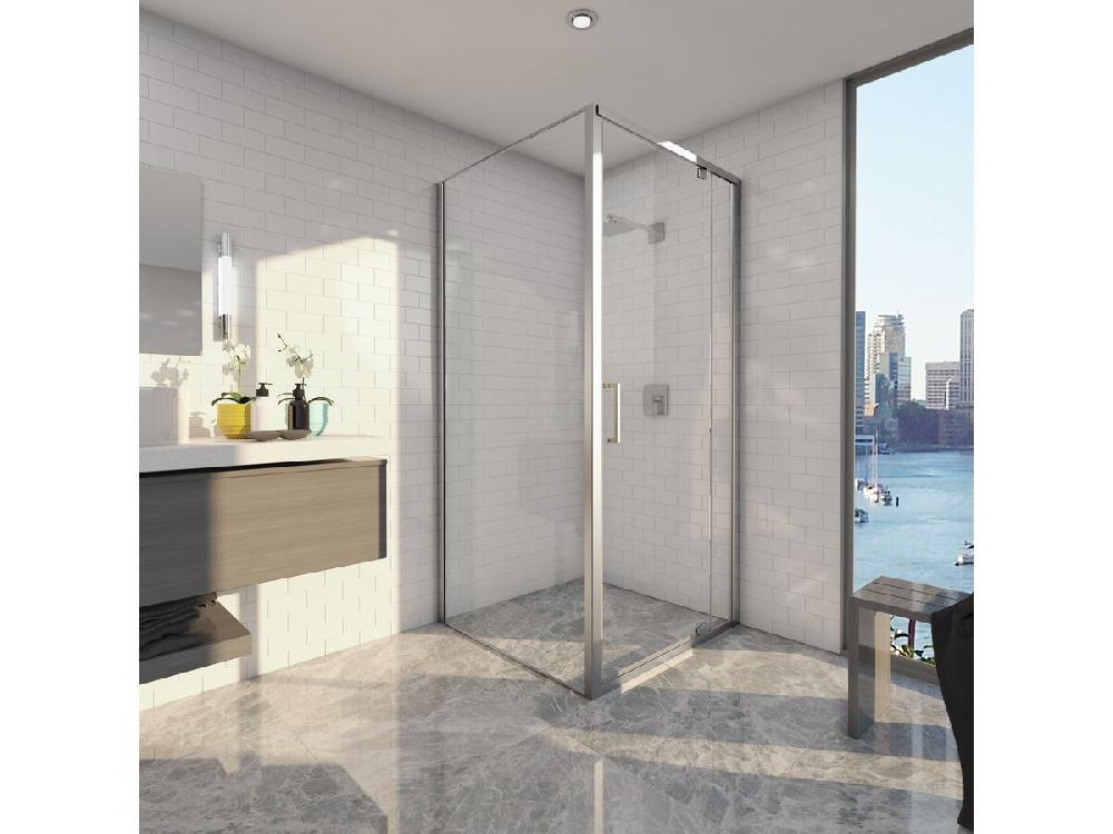 Reece Base MK2 Shower Screen 1000mm X 1000mm Chrome