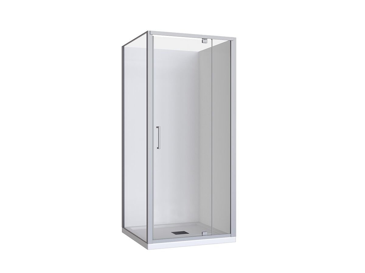 reece Base MK2 Shower System with Centre Outlet 900mm x 900mm White & Chrome