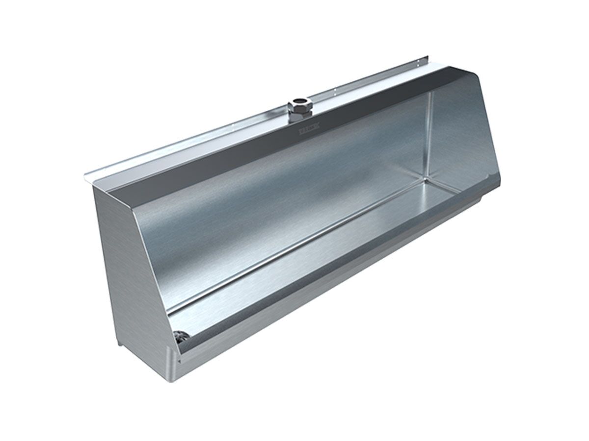 reece Britex Wall Hung Urinal Trough 2400mm Stainless Steel (5 Star)