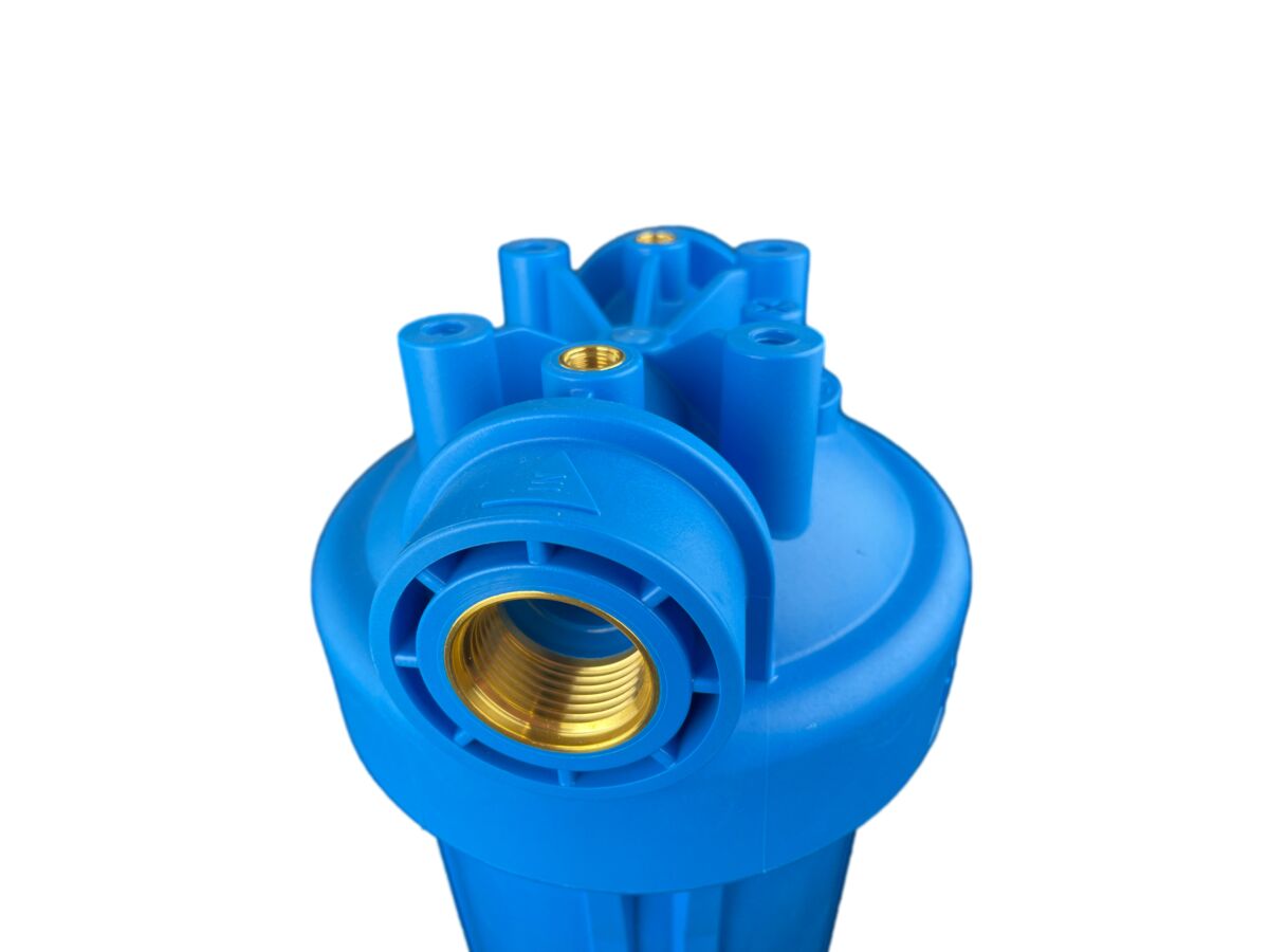 Reece BWT Twin 10" Jumbo Housing With Cartridges For Mains Water Filtration. 5 Micron Polyspun Sediment Filter & 5 Micron Fibron Carbon Filter