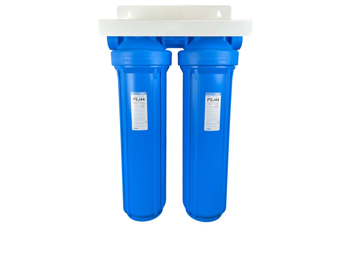 reece BWT Twin 20" Jumbo Housing without Cartridge suitable for two 20" Jumbo Cartridges