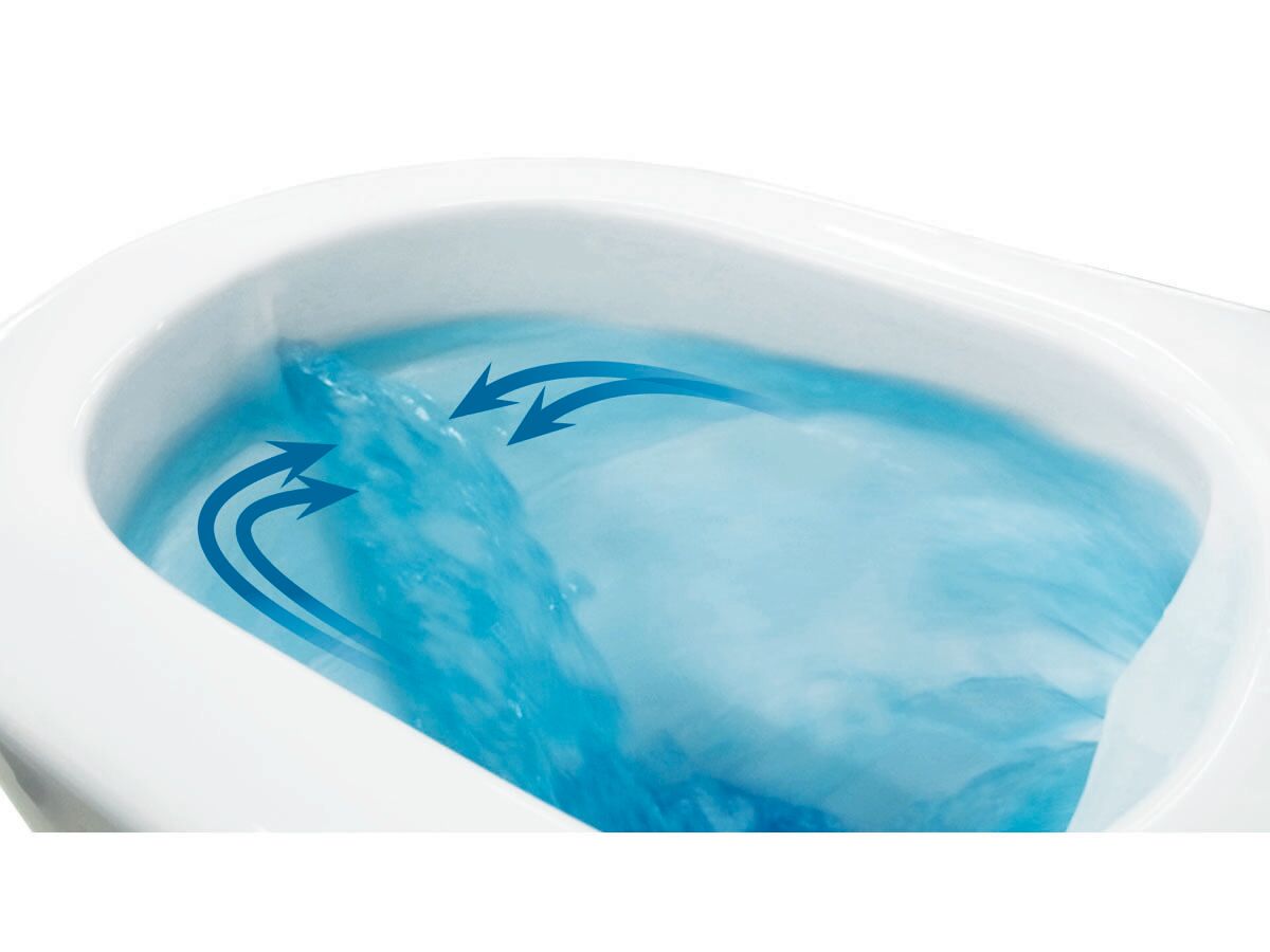 Reece Caroma Forma Invisi Over Height Back To Wall Rimless Pan Toilet Suite Less Inwall Cistern Button With Soft Close Quick Release Seat White (4 Star)