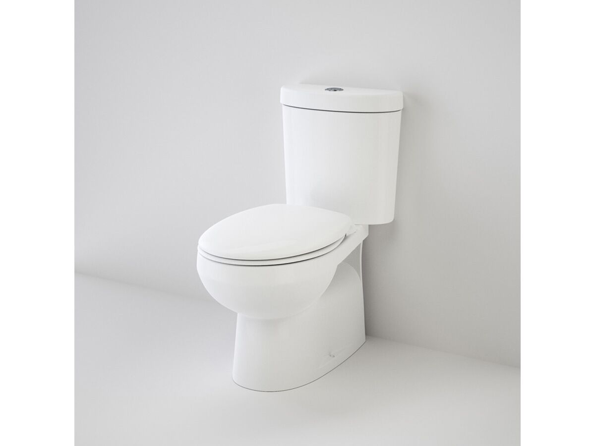reece Caroma Profile II Close Coupled S Trap Bottom Inlet Toilet Suite Soft Close Seat White (4 Star)