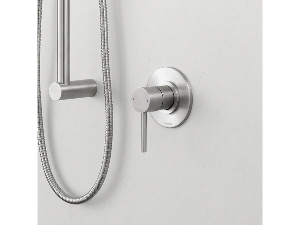 Reece Caroma Titan Pin Bath Shower Mixer Tap Stainless Steel