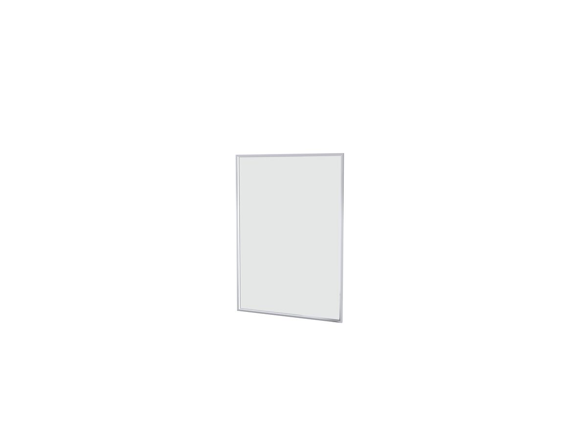 reece Creative Glass Framed Fixed Bath Panel 1600 x 600-800 Panel Polished Silver Frame