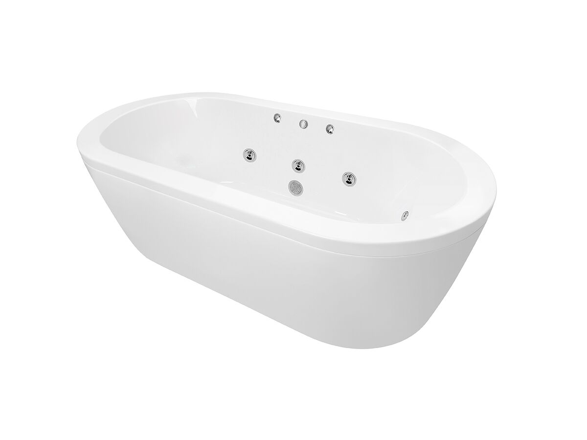Reece Decina Isle MK2 1790mm Freestanding 10 Jet Spa Bath