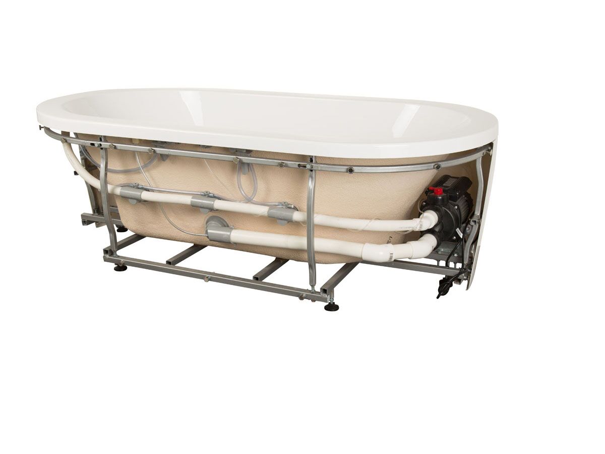 Reece Decina Isle MK2 1790mm Freestanding 10 Jet Spa Bath