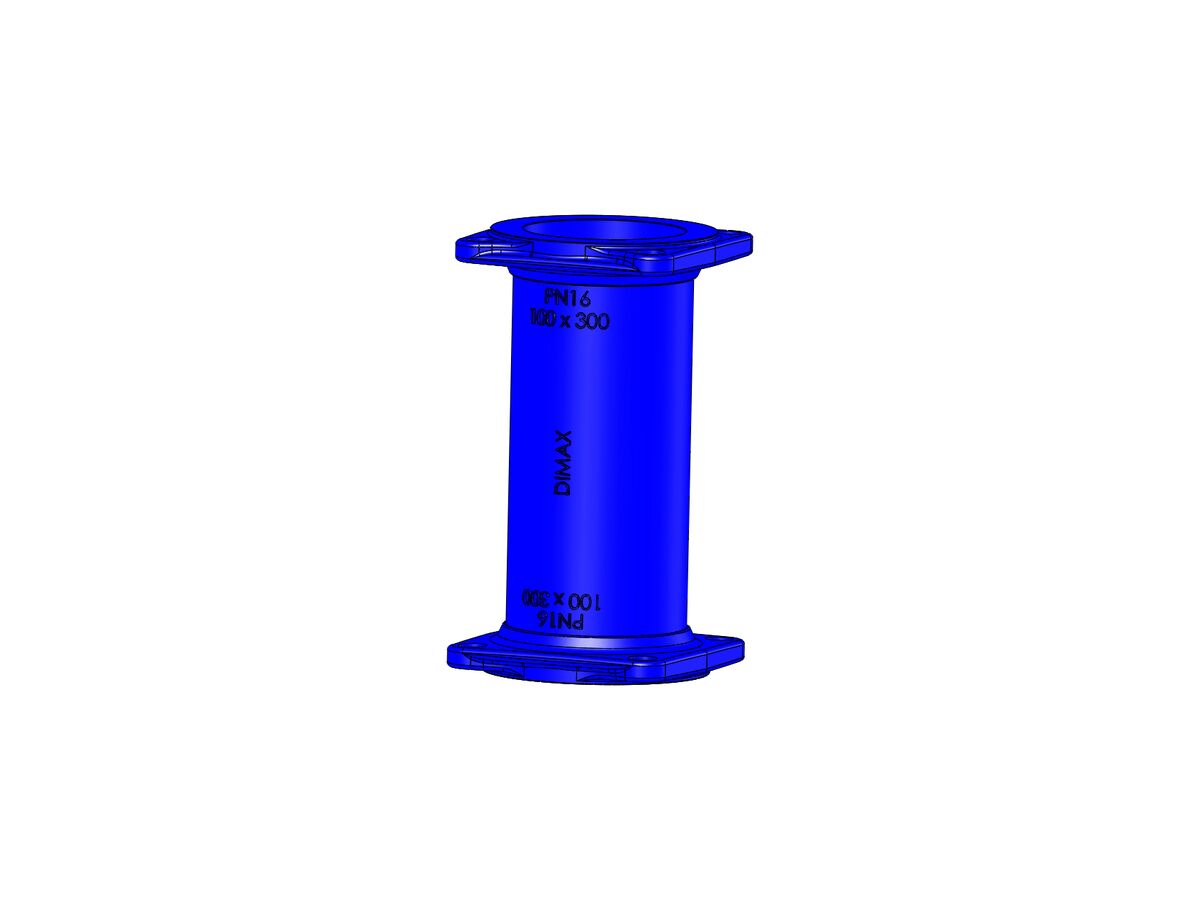 reece Dimax Ductile Iron Hydrant Riser (Flange x Flange) PN16 B5 100mm x 300mm