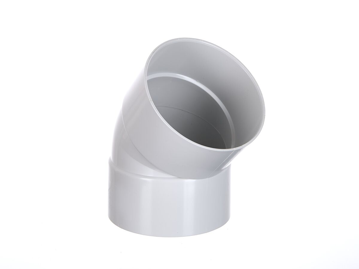 reece DWV Bend 100mm x 45 Degree Female & Female Plain
