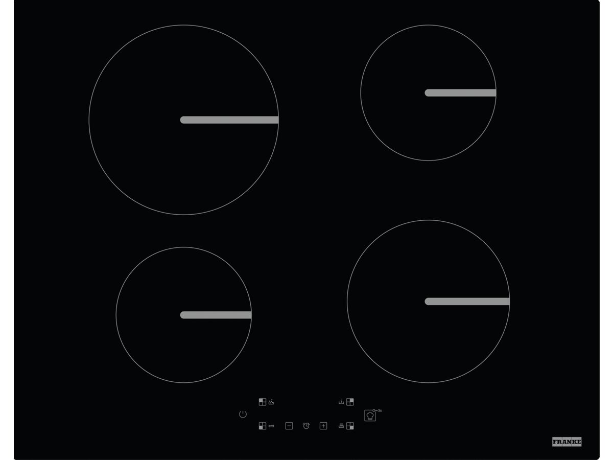 reece Franke Urban FSM654IBK 60cm Induction Cooktop 4 Zone Black