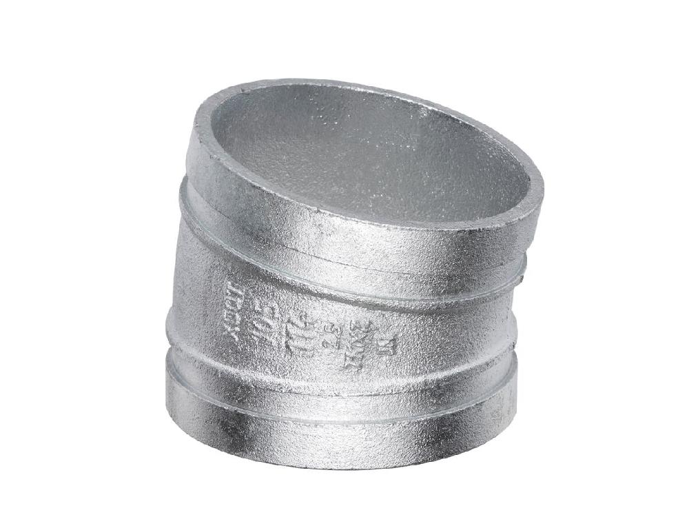 reece Galvanised Roll Groove Elbow 11.25 Degrees 100mm (114)