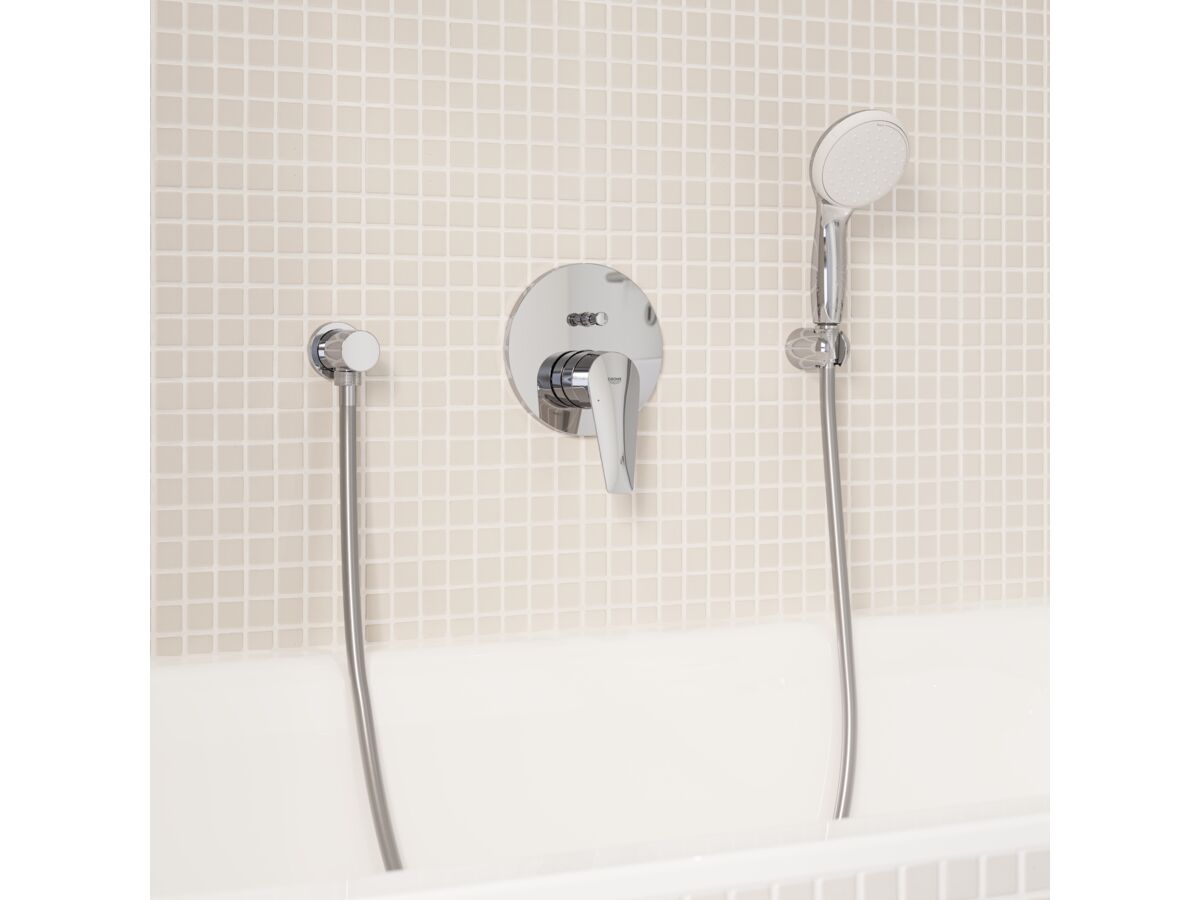 Reece GROHE Bauedge New Shower Mixer / Diverter Kit Chrome