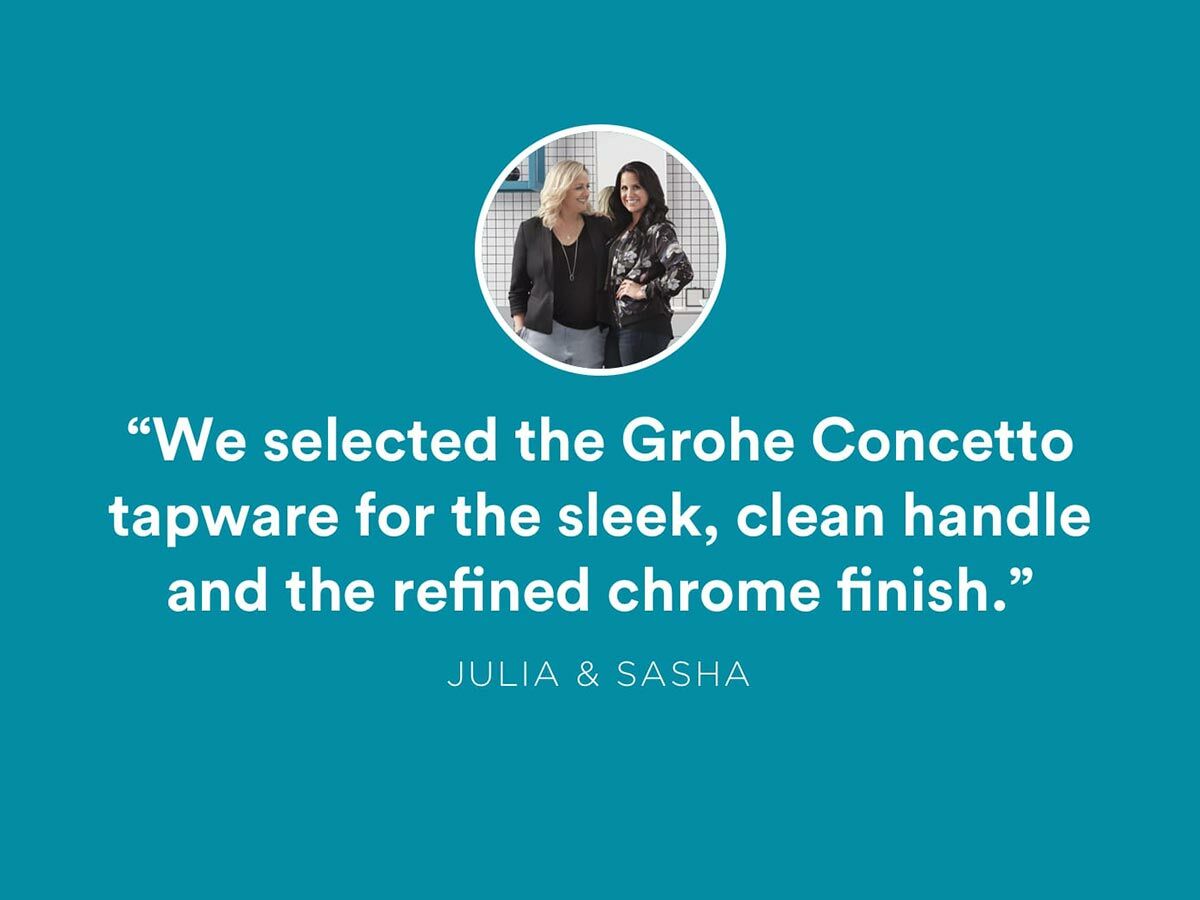 Reece GROHE Concetto Wall Basin Mixer Tap Set 147mm Chrome (3 Star)