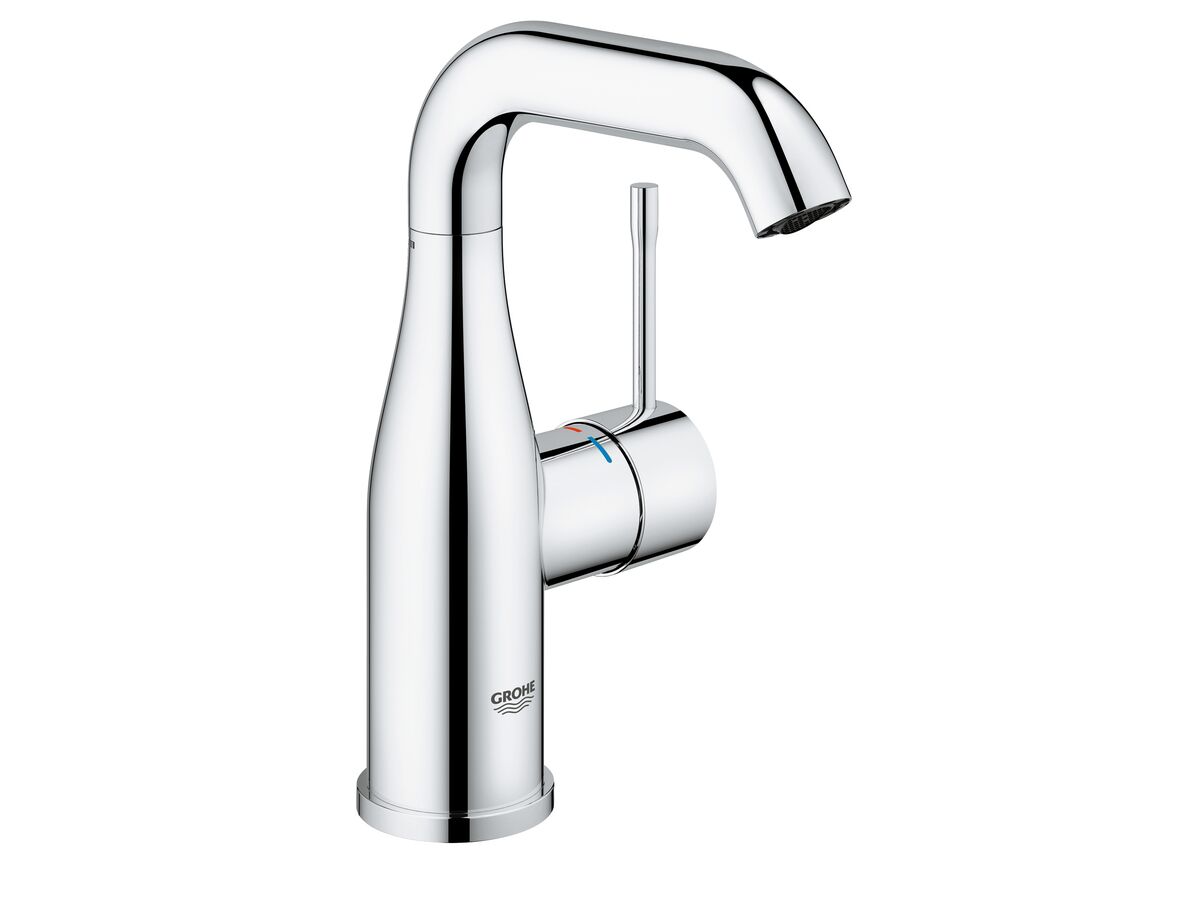 reece GROHE Essence New Gooseneck Basin Mixer Tap Chrome (5 Star)