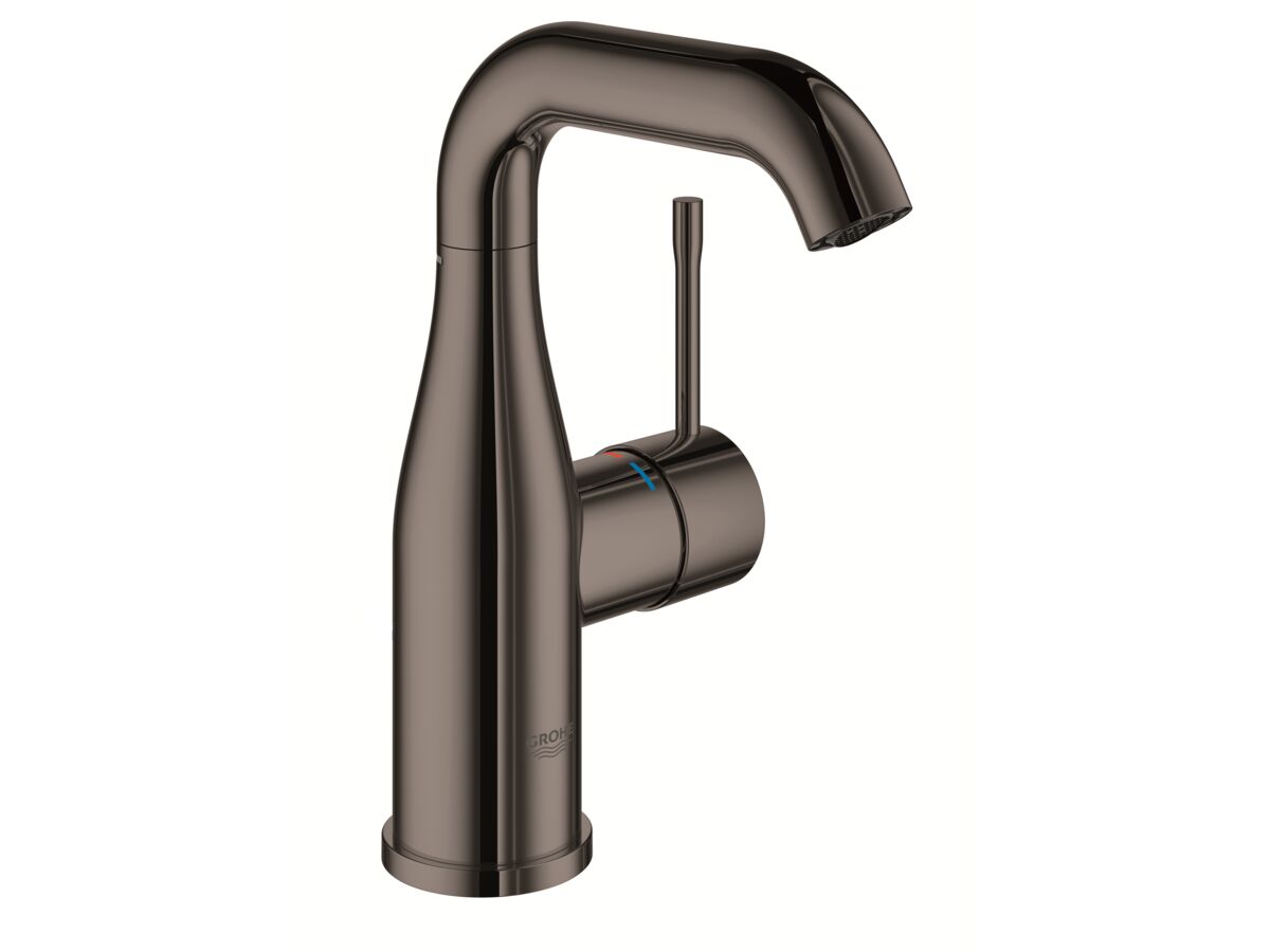 reece GROHE Essence New Gooseneck Basin Mixer Tap Hard Graphite (5 Star)