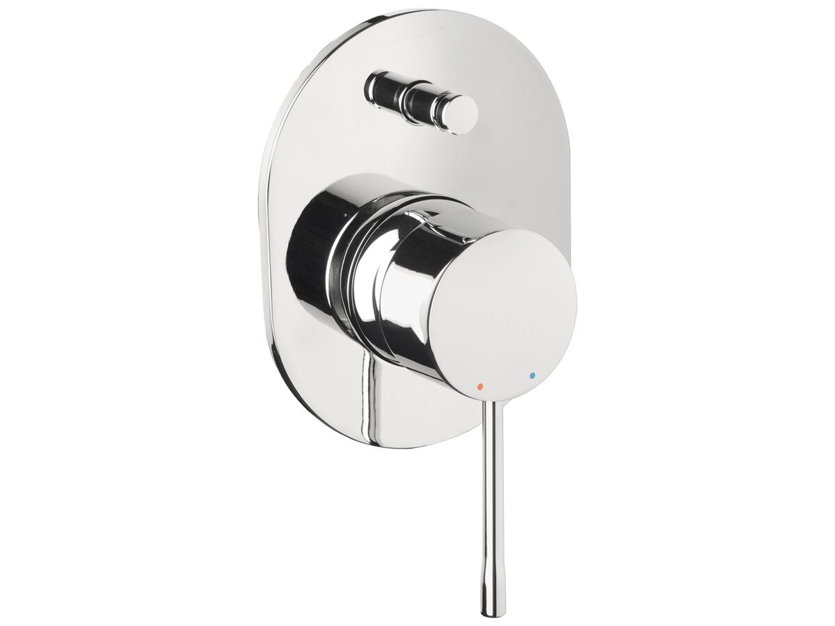 reece GROHE Essence New Shower / Bath Mixer Tap with Diverter Front of Wall Trim Set Only Chrome