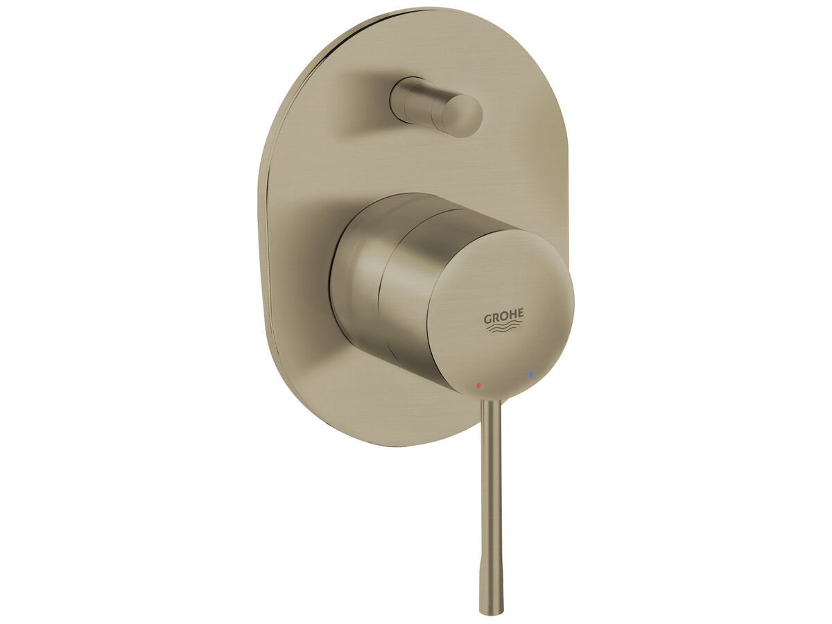 reece GROHE Essence New Shower / Bath Mixer with Diverter Slim Tap Brushed Nickel ( V2)