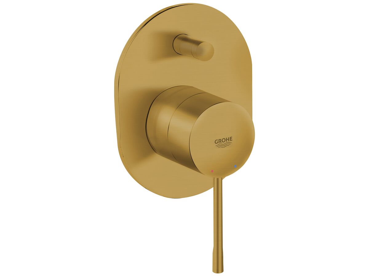 reece GROHE Essence New Shower / Bath Mixer with Diverter Slim Tap Brushed Cool Sunrise (V2)