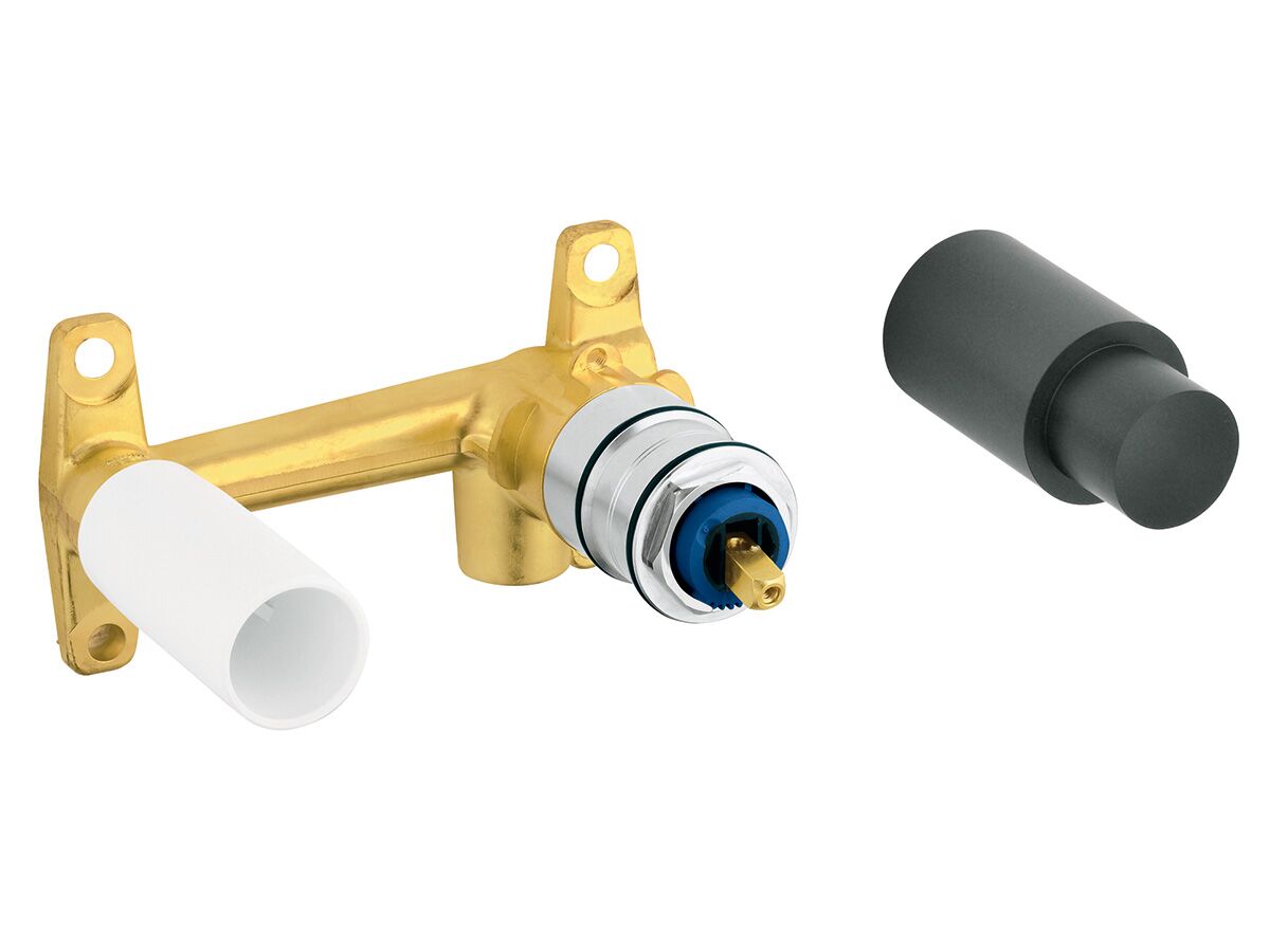 Reece GROHE Essence New Wall Basin Mixer Tap Set 180mm Chrome (5 Star)