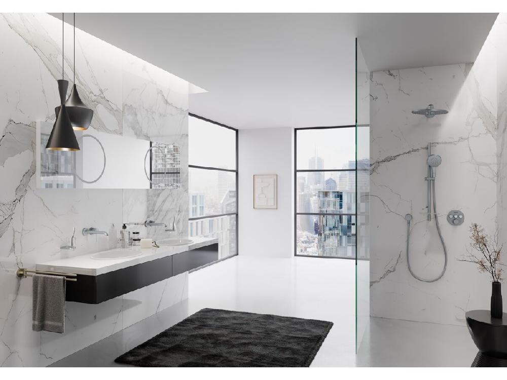 Reece GROHE Essence New Wall Basin Mixer Tap Set 230mm Chrome (5 Star)