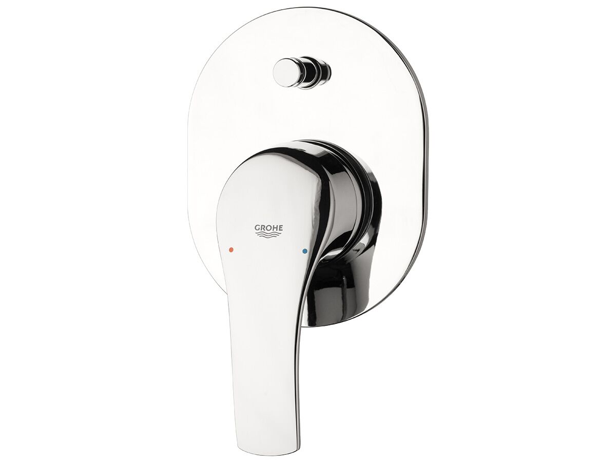 reece GROHE Eurosmart New Shower / Bath Mixer Tap with Diverter Chrome (V2)