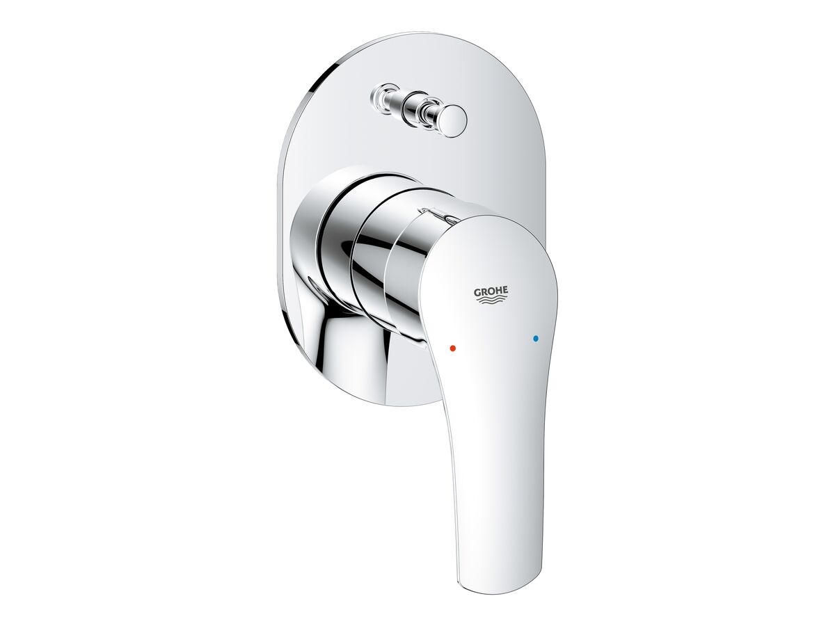 reece GROHE Eurosmart New Shower / Bath Mixer with Diverter Kit Chrome Plated