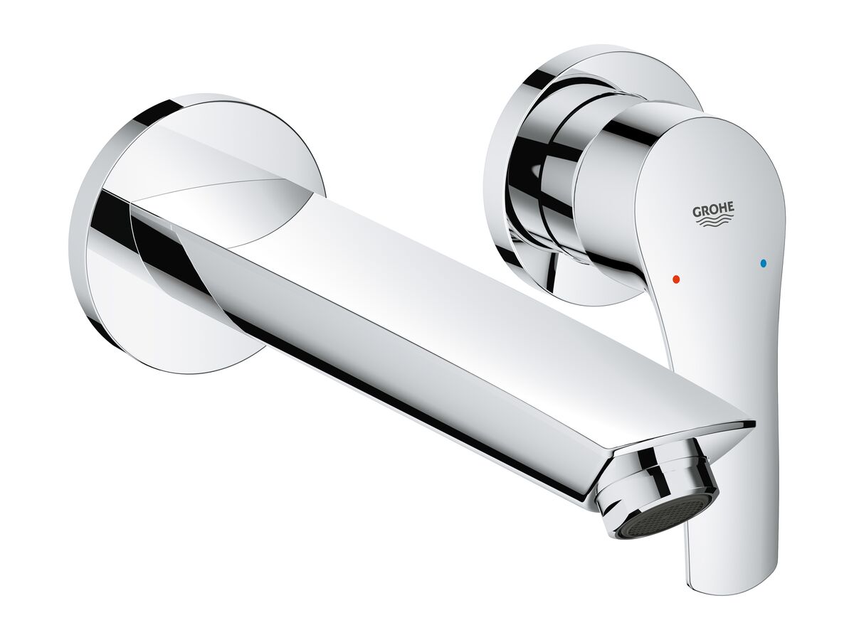 reece GROHE Eurosmart New Wall Basin Mixer Trimset Chrome Plated (5 Star)