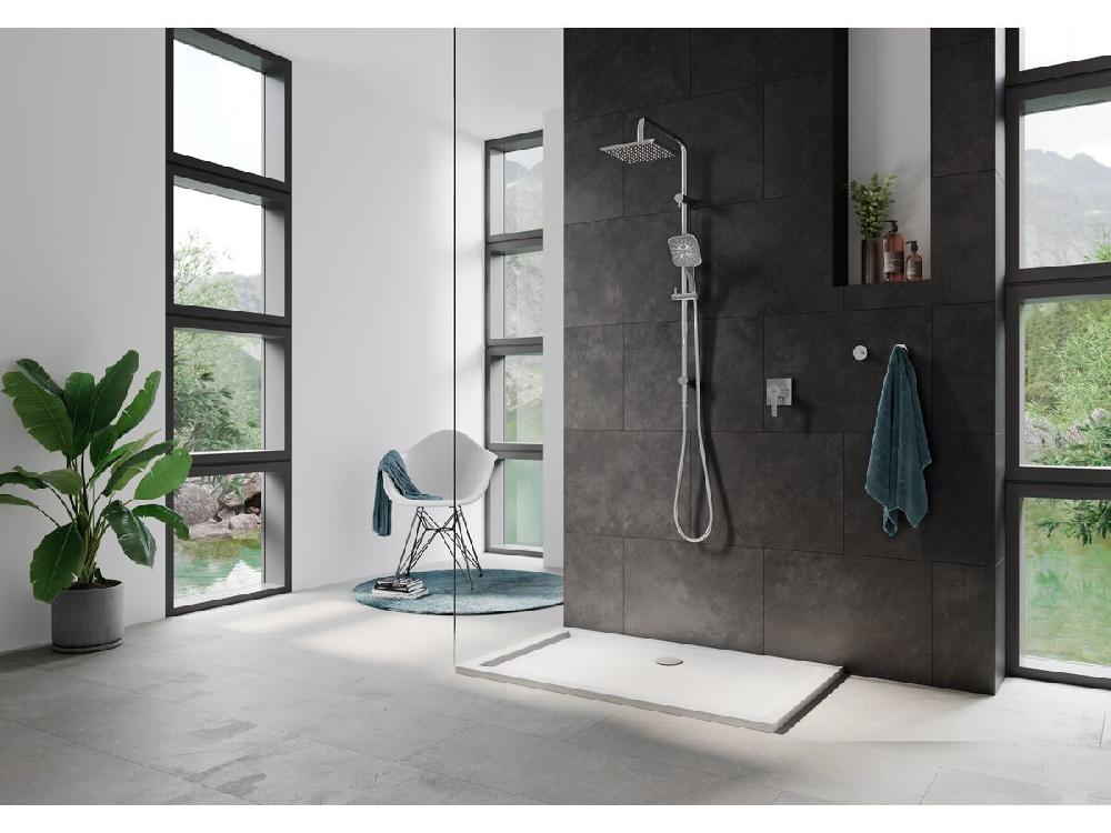 Reece GROHE Lineare New Shower Mixer Tap Front Of Wall Trim Set Only Trimset Chrome