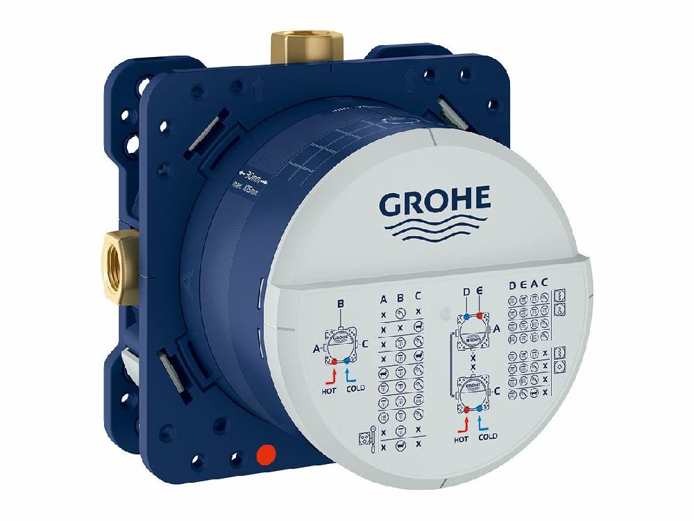 Reece GROHE SmartControl Concealed Thermostatic 2 Button Square Chrome