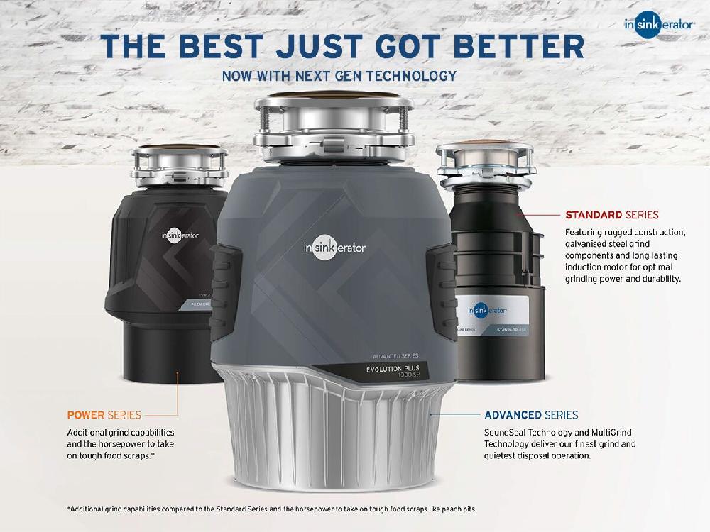 Reece Insinkerator Disposer Evolution Plus E1000SR-3