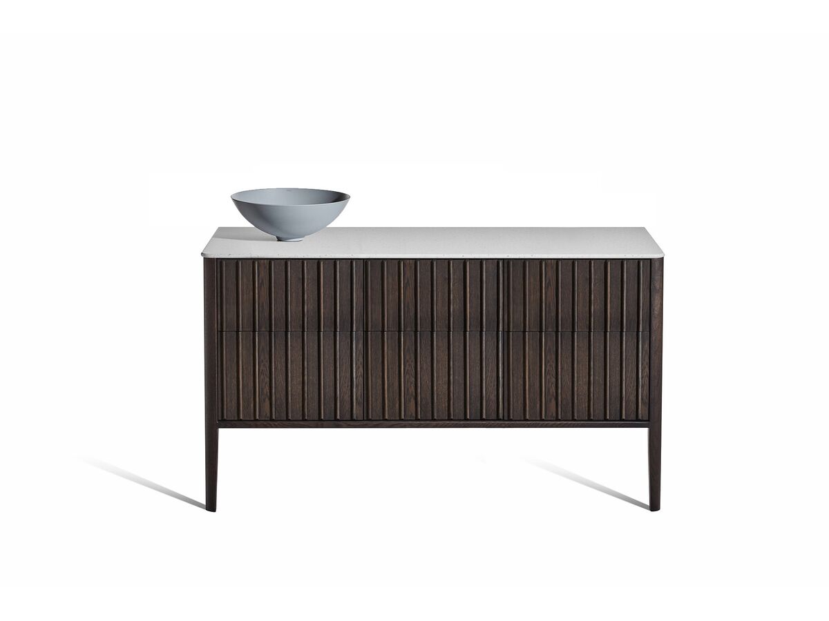 Reece ISSY Custom Cloud II 1501-1800mm X 400-550mm X 700-800mm Vanity Unit With Legs 6 Touch Latch Drawers (No Basin)