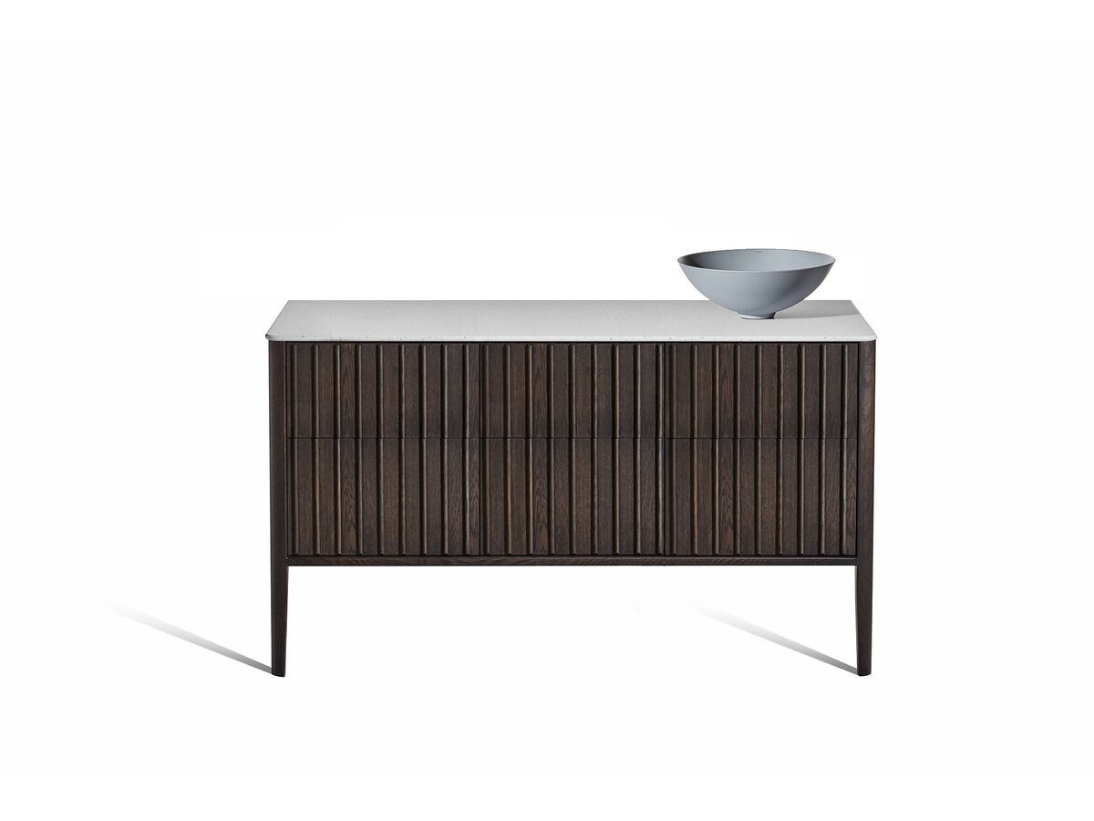 Reece ISSY Custom Cloud II 1501-1800mm X 400-550mm X 700-800mm Vanity Unit With Legs 6 Touch Latch Drawers (No Basin)