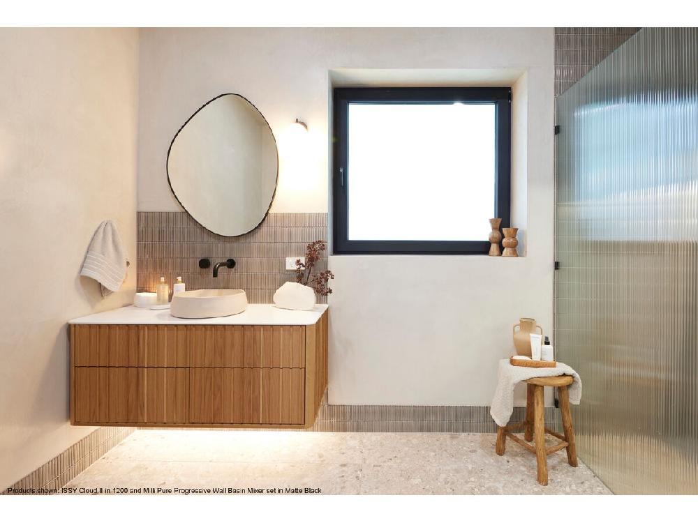 Reece ISSY Custom Cloud II 601-800mm X 400-550mm X 610mm Wall Hung Vanity Unit 2 Touch Latch Drawers Semi Inset (No Basin)