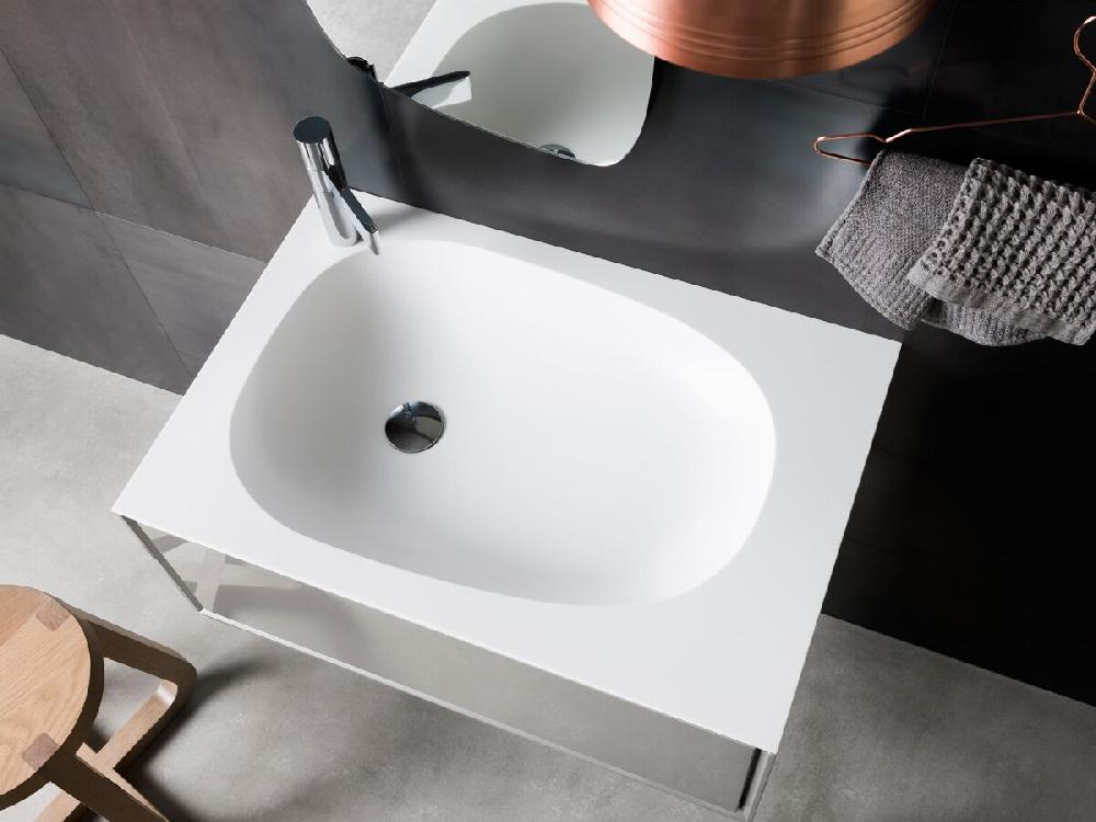 Reece ISSY Glide 751mm - 850mm Custom Wall Hung Vanity Unit Single Bowl 1 Drawer White