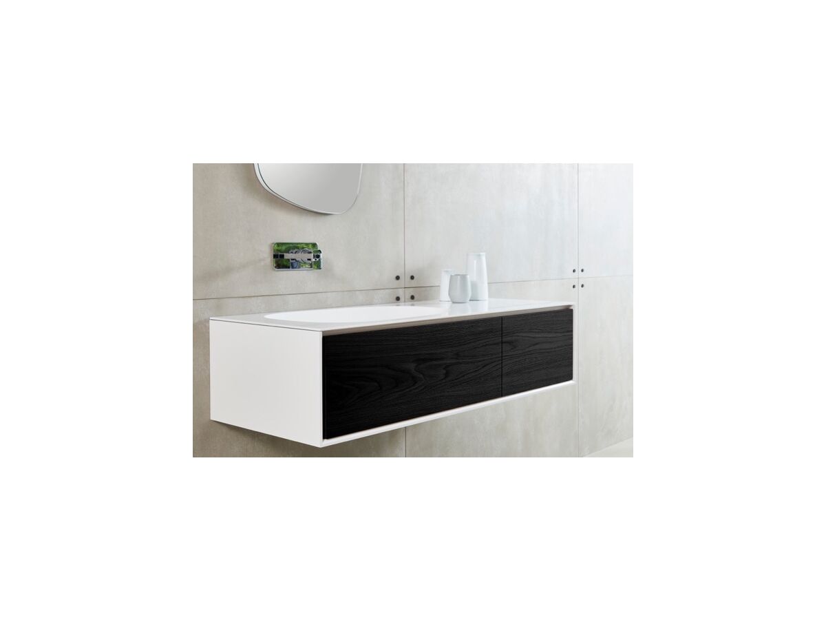 Reece ISSY Glide 751mm - 850mm Custom Wall Hung Vanity Unit Single Bowl 1 Drawer Oak