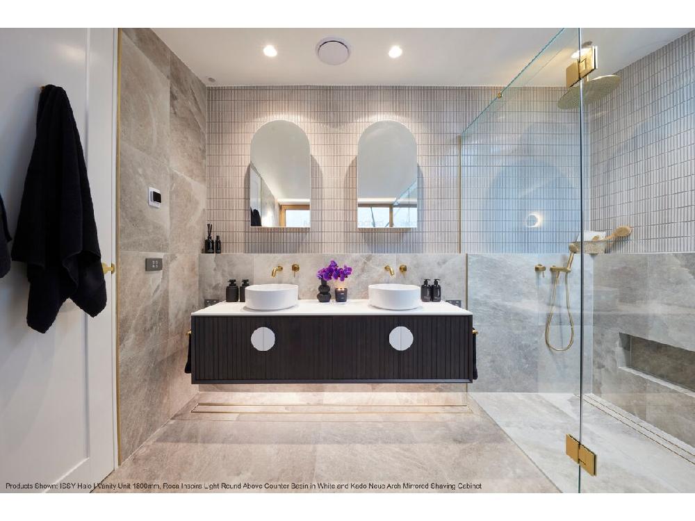 Reece ISSY Halo I 601-800mm X 400-500mm X 450mm Custom Vanity Unit With 2 Doors & Internal Shelf With Handle