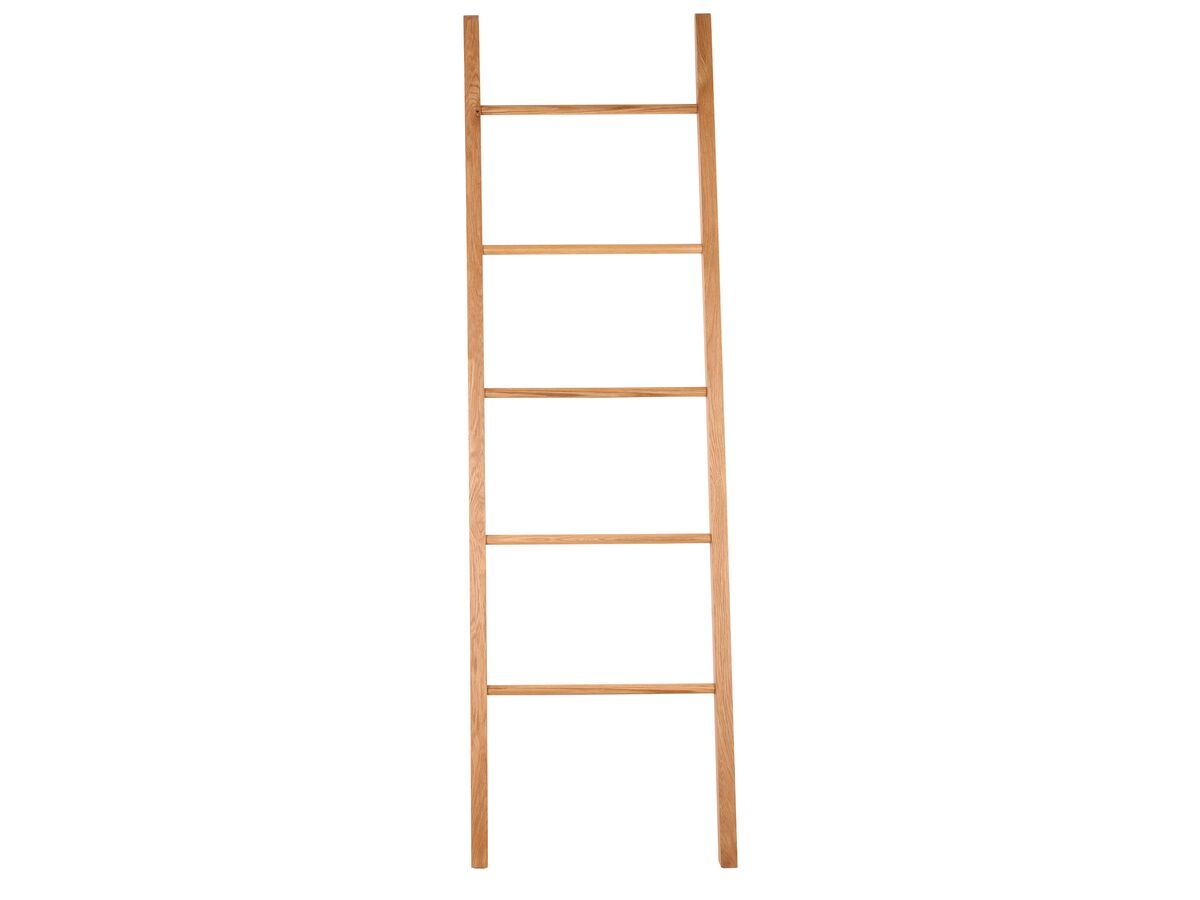 Reece Kado Arc Timber Bathroom Accessories Bundle 3 Piece (Towel Ladder Bath Rack & Stool) American Oak